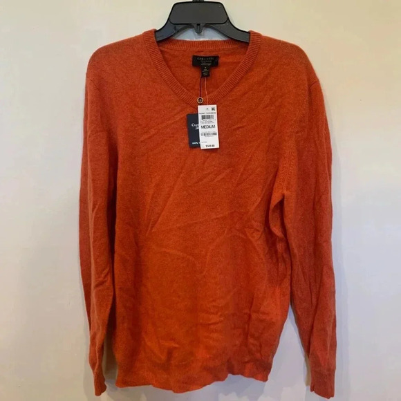 Mens Club Room Luxury Cashmere Sweater L NWT -B3